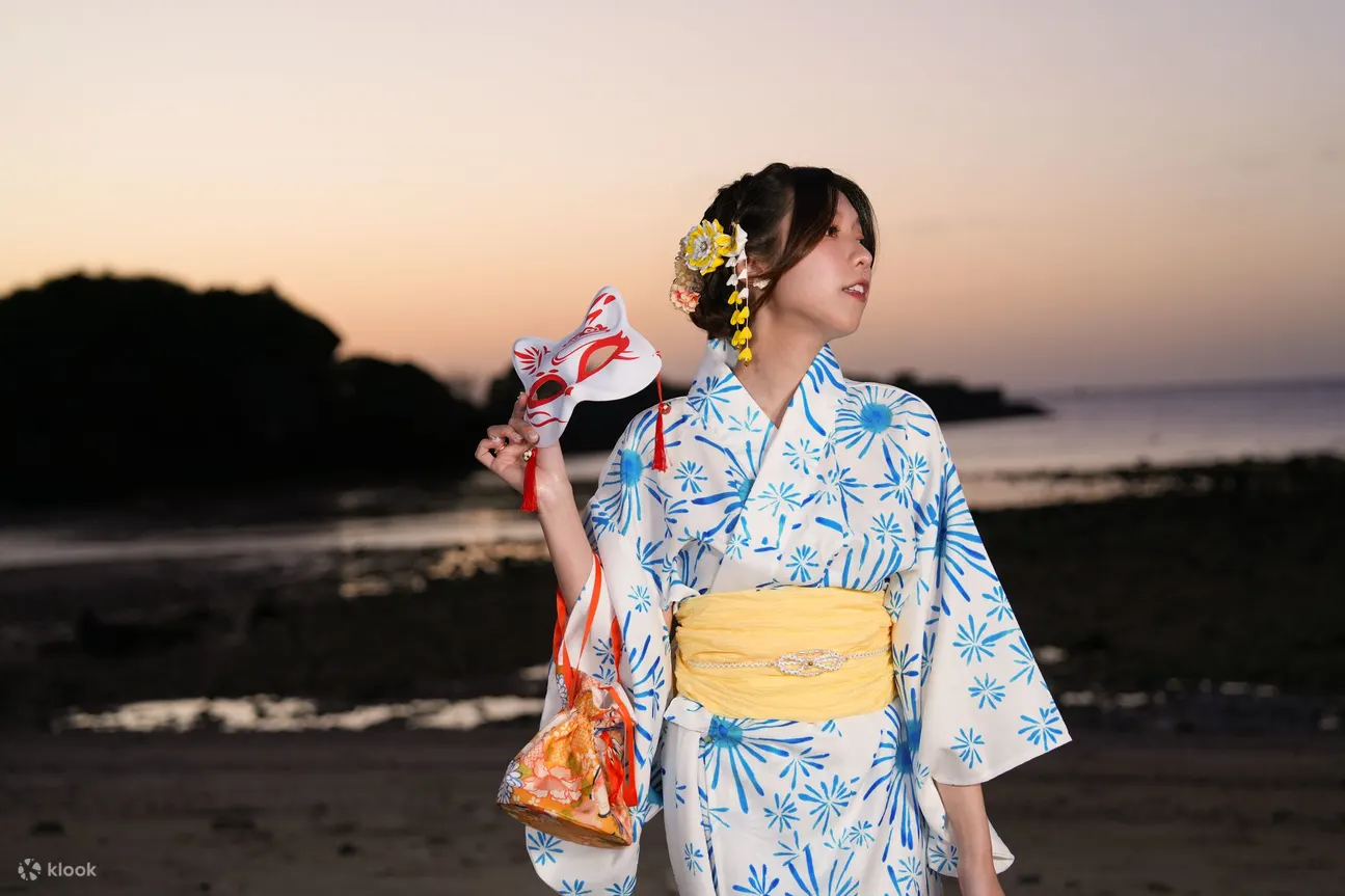 冲绳恩纳浴衣花火摄影