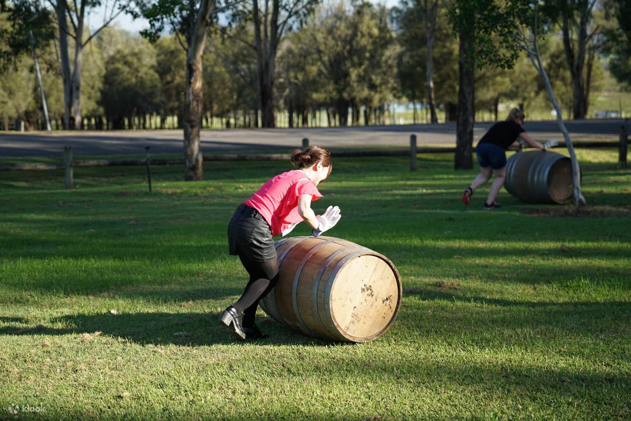 Wine Barrel Rolling Experience in Hunter Valley Klook