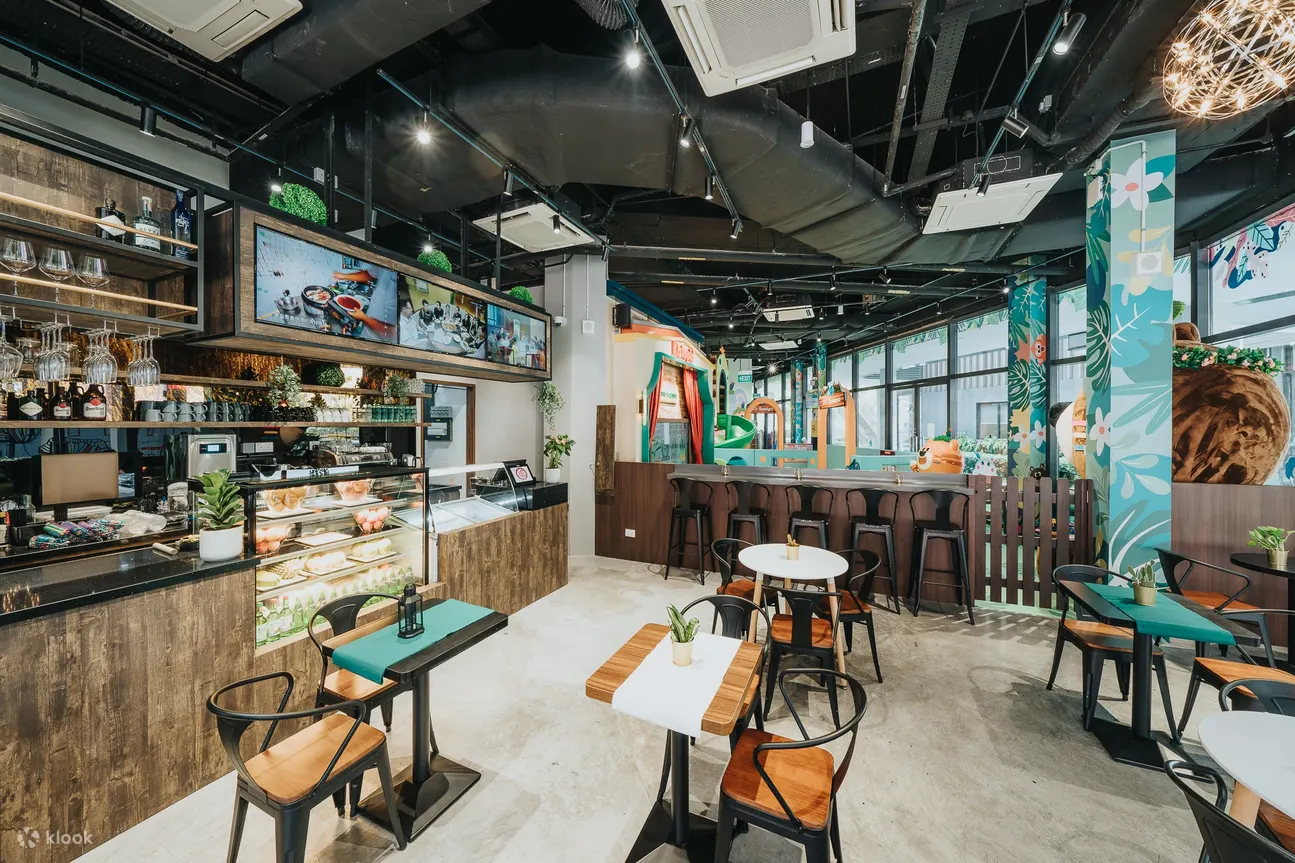 quán cà phê kiztopia punggol singapore