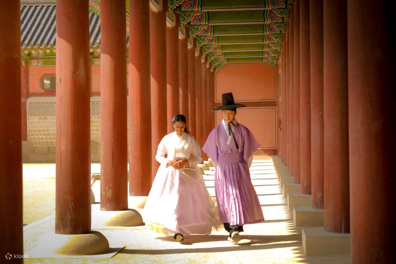 Séance photo de mariage et couple à Gyeongbokgung