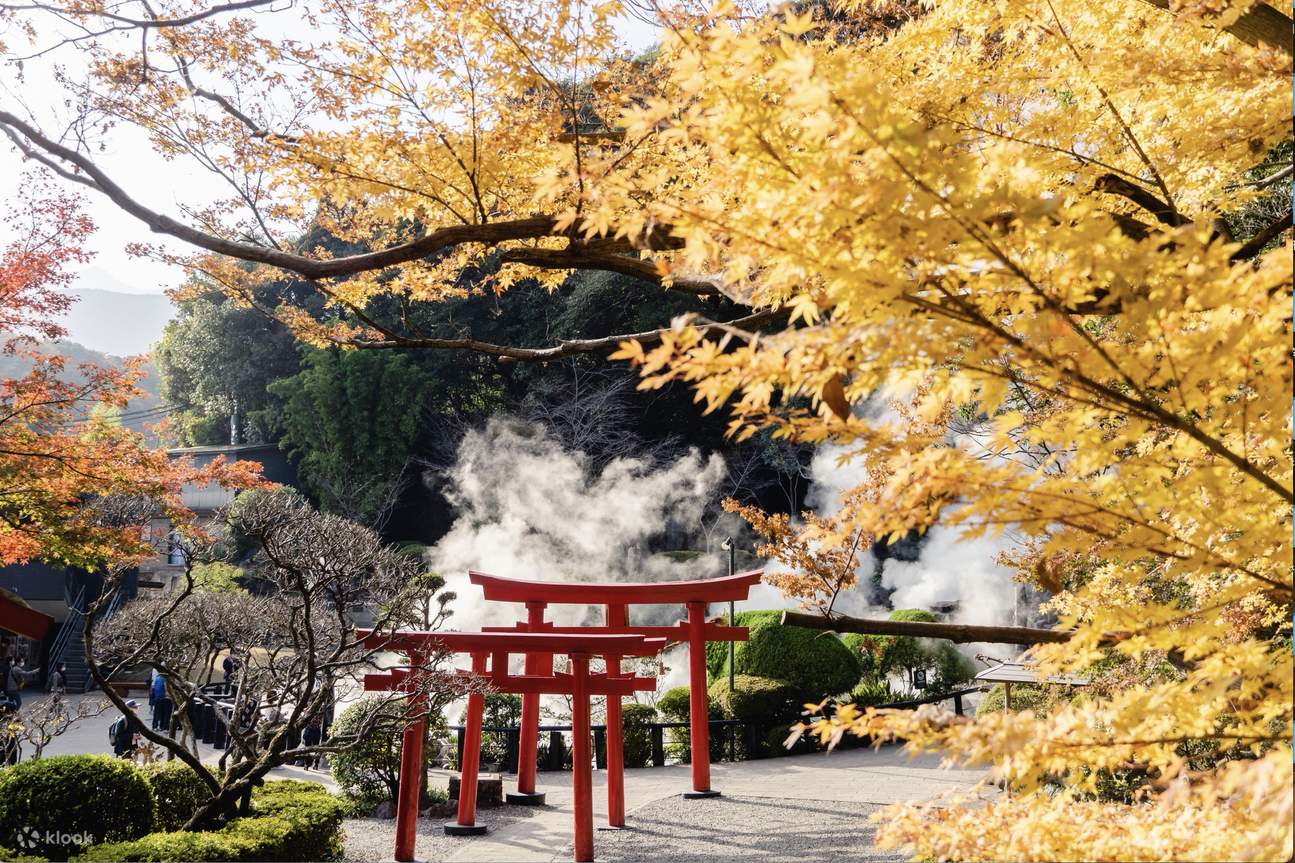 [Autumn Limited] Kyushu Beppu Fall Color Viewing Day Tour｜Kamado Shrine ...
