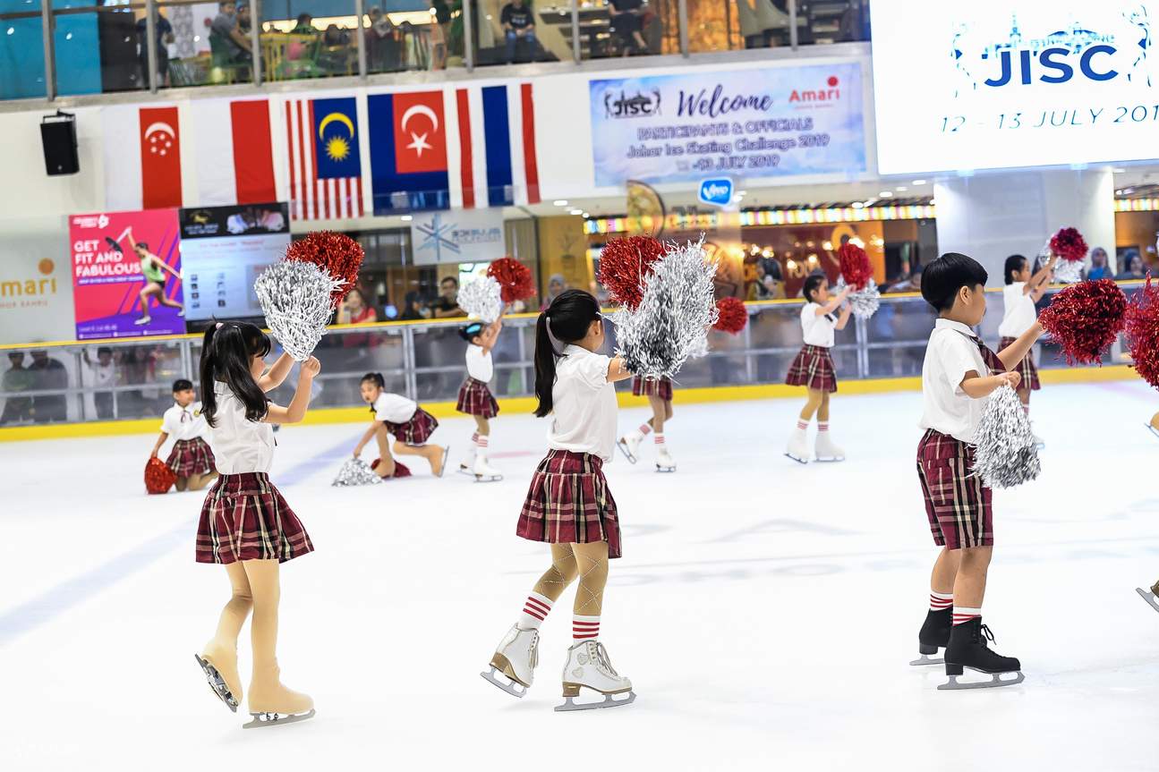 Ice Skating in Blue Ice Skating Rink in Johor Klook Malaysia