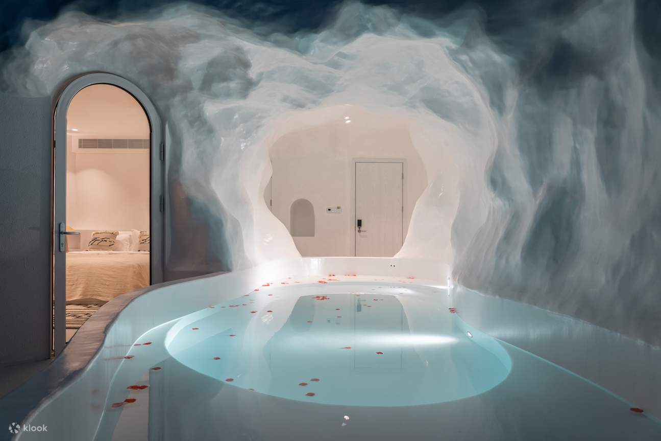 Bâtiment K Chambre Double avec Piscine à Bulles et Vue sur la Mer K302