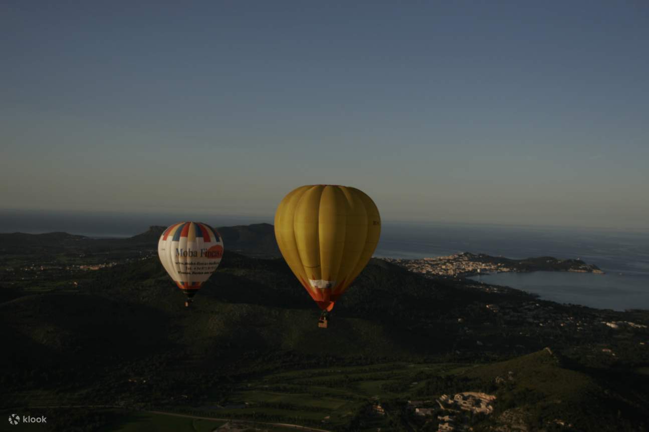 Hot air Balloon Mallorca Sunset