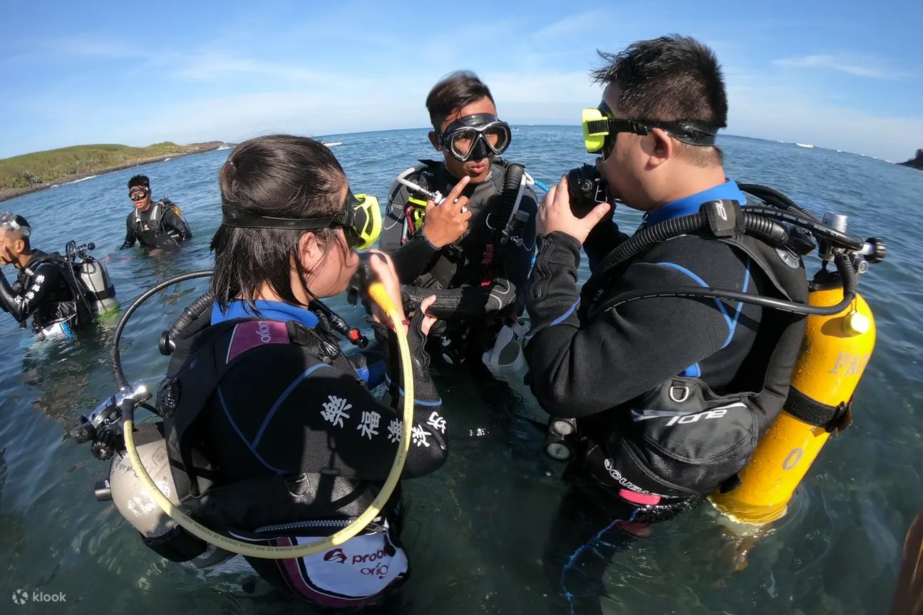 澎湖乐福海洋工坊潜水体验 旅游潜水 Padi初阶开放水域潜水课程 Klook客路