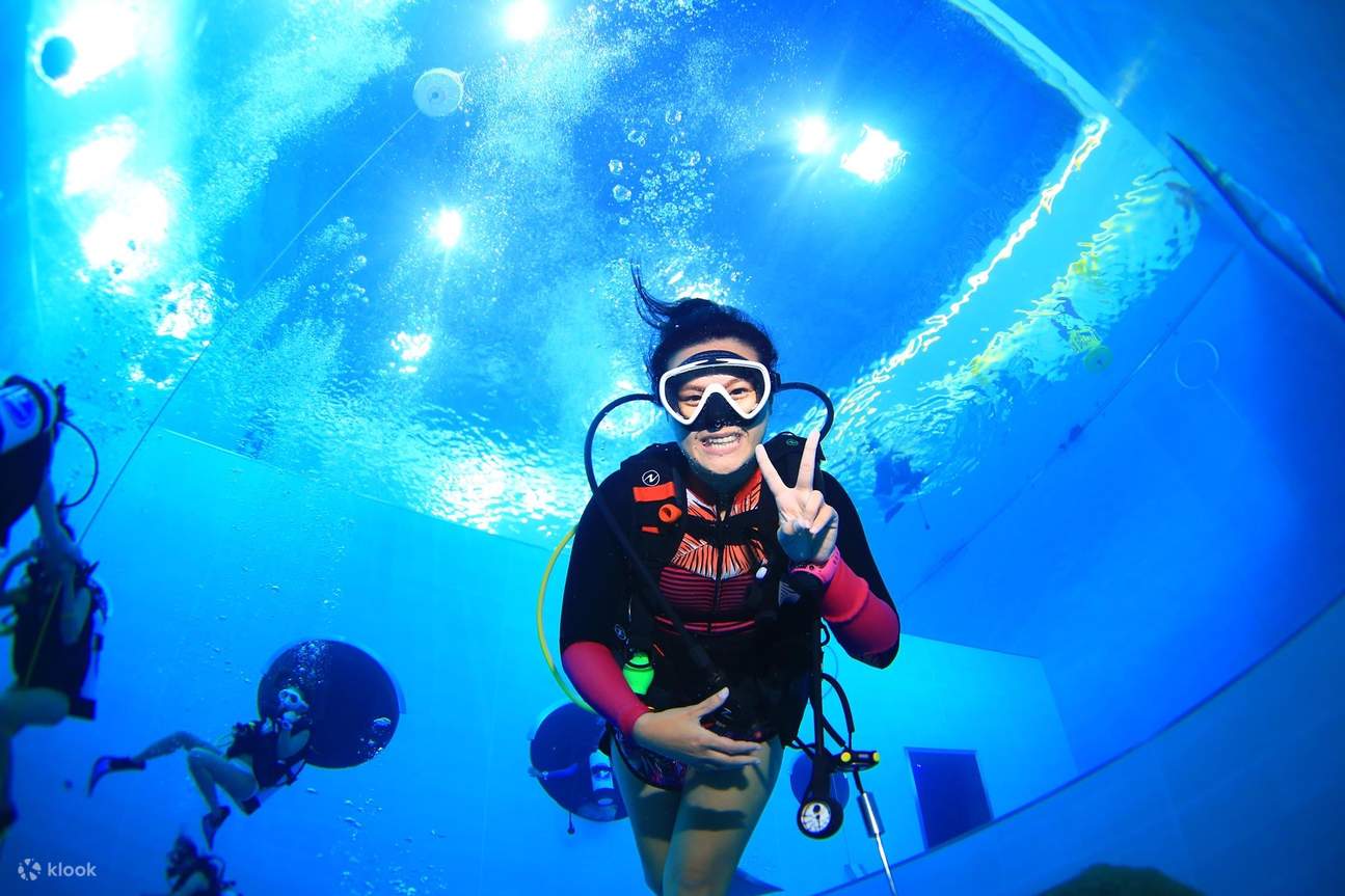 台中｜潛立方旅館｜室內潛水體驗