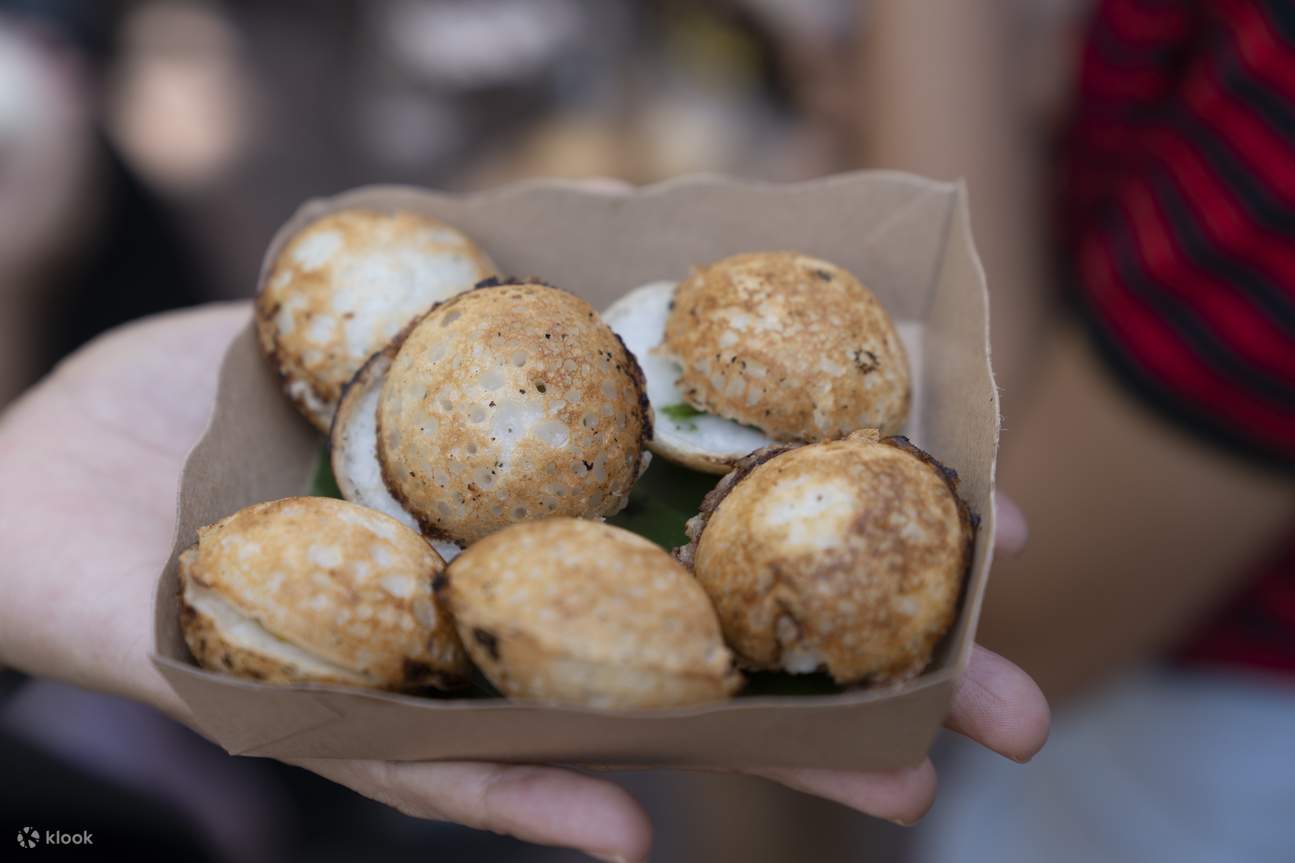 pastri susu kelapa pencuci mulut Thai