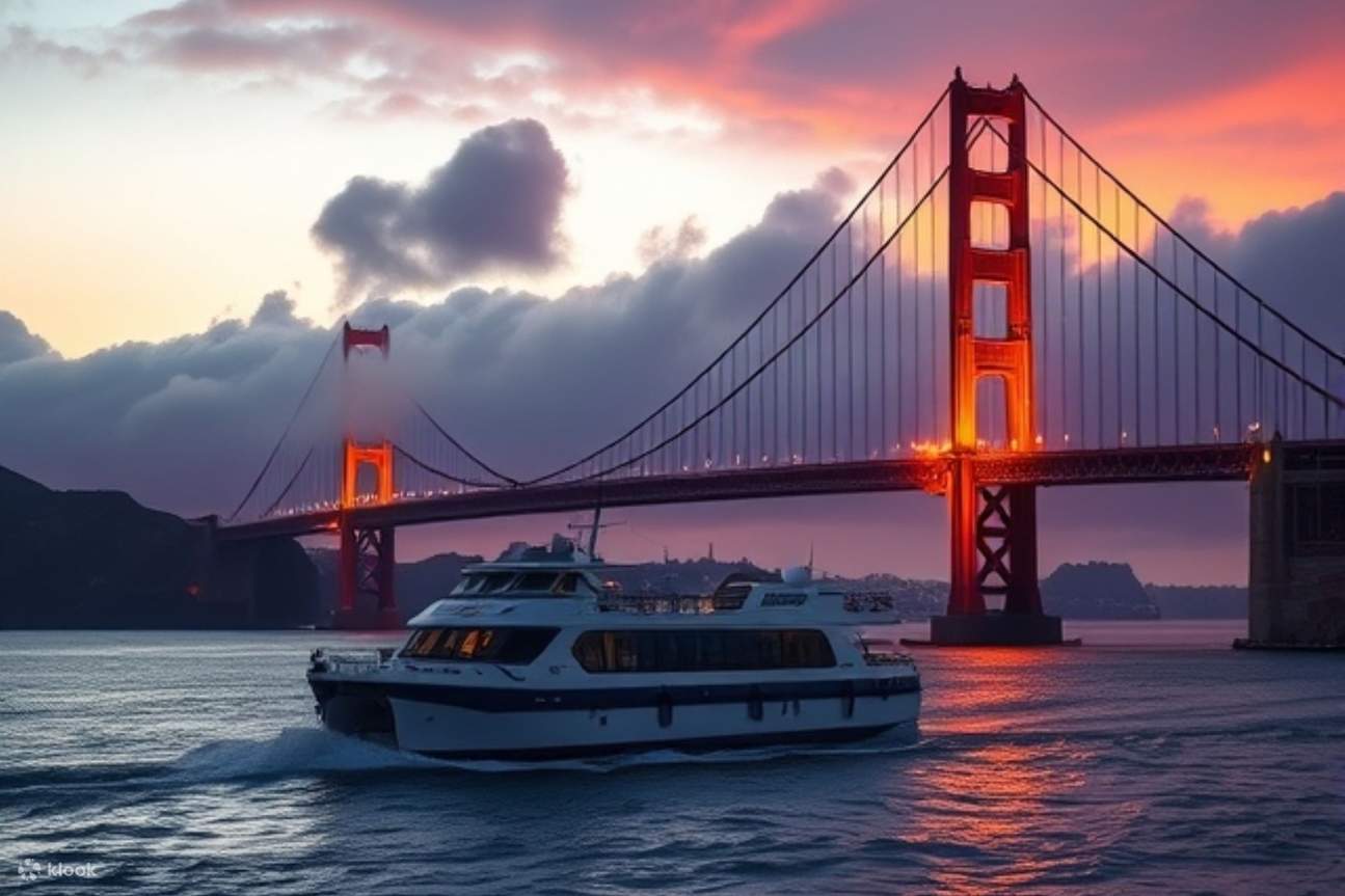 Perjalanan feri melintasi teluk