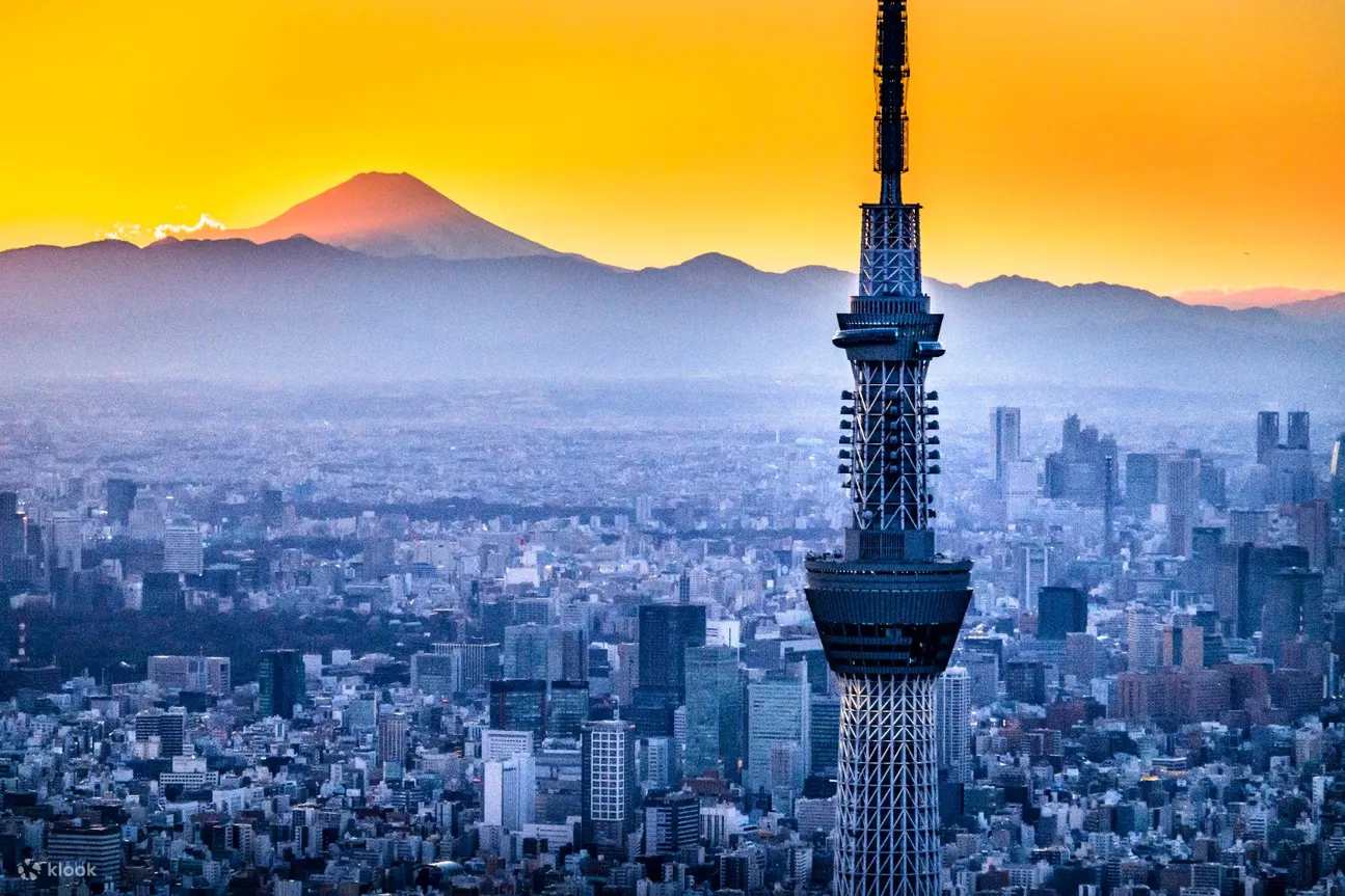 東京晴空塔門票  - 東京晴空塔黃昏景觀