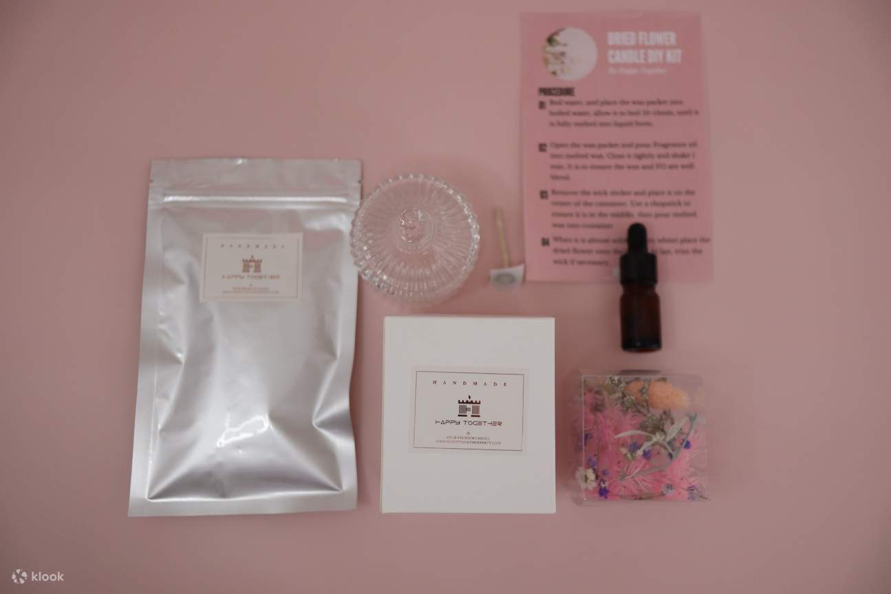 Candle DIY Home Kit with Free Delivery Klook Hong Kong