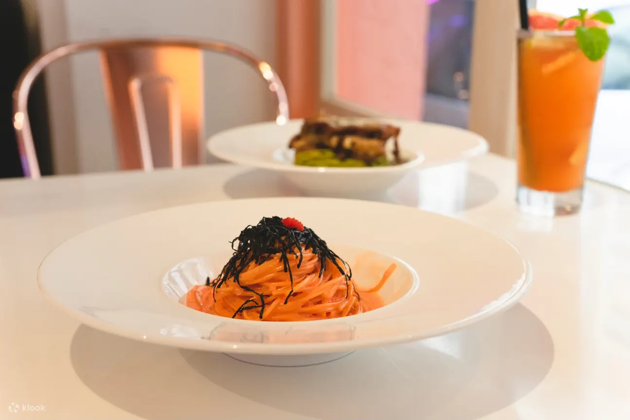 Spaghetti with Mentaiko Cream Sauce at Dazzling Cafe Badass Babes Club at Zhongxiao Dunhua Station