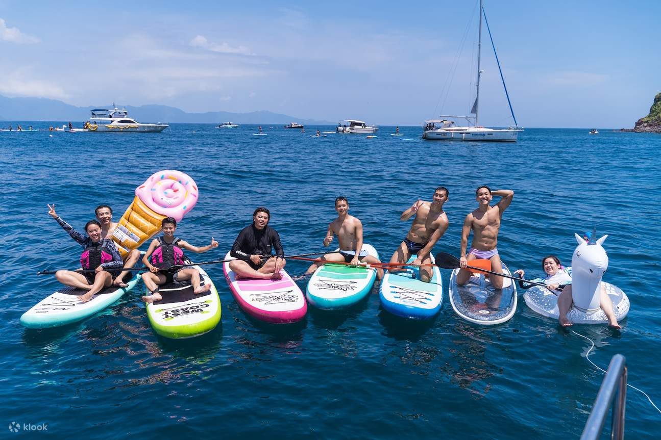Đảo Rùa (Guishan) Biển Sữa - Tiệc Vui Chơi Trên Biển: SUP, Cầu Trượt Nước, Thuyền Chuối, Lặn Biển, Câu Cá Biển | Du thuyền, Ca nô, Thuyền buồm