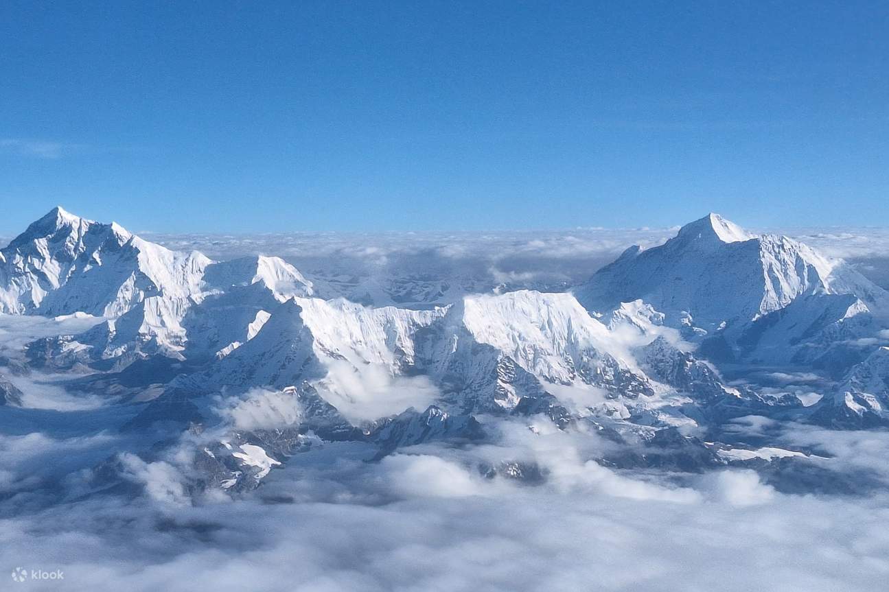 Lawatan pesawat pemandangan Gunung Everest dengan sarapan yang dibungkus (Berlepas setiap hari)