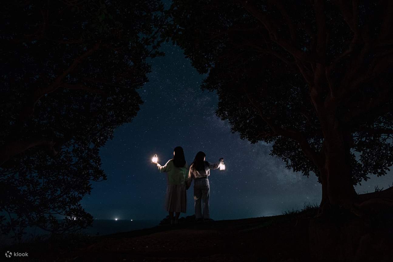 제주 오름 야경 스냅 촬영