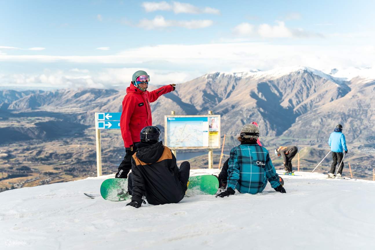 Ski untuk pemula di Coronet Peak