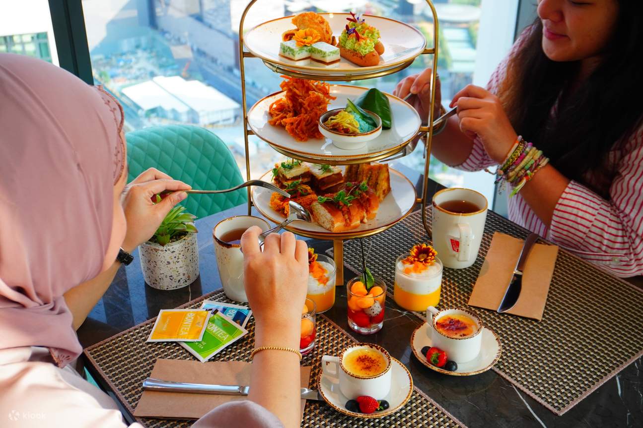 high tea with friends