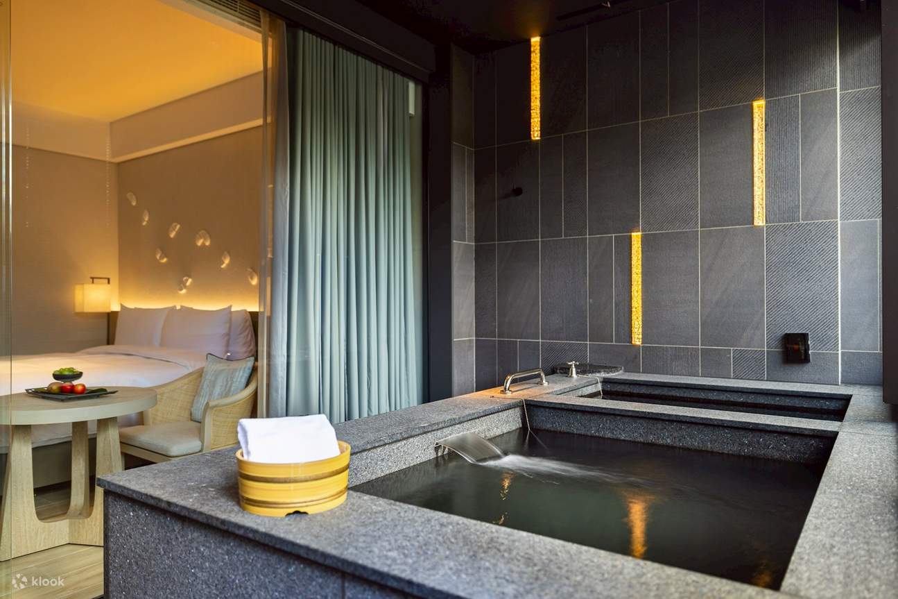 Phòng tắm suối nước nóng Yodateru Terrace, Khách sạn Silk Place Beitou