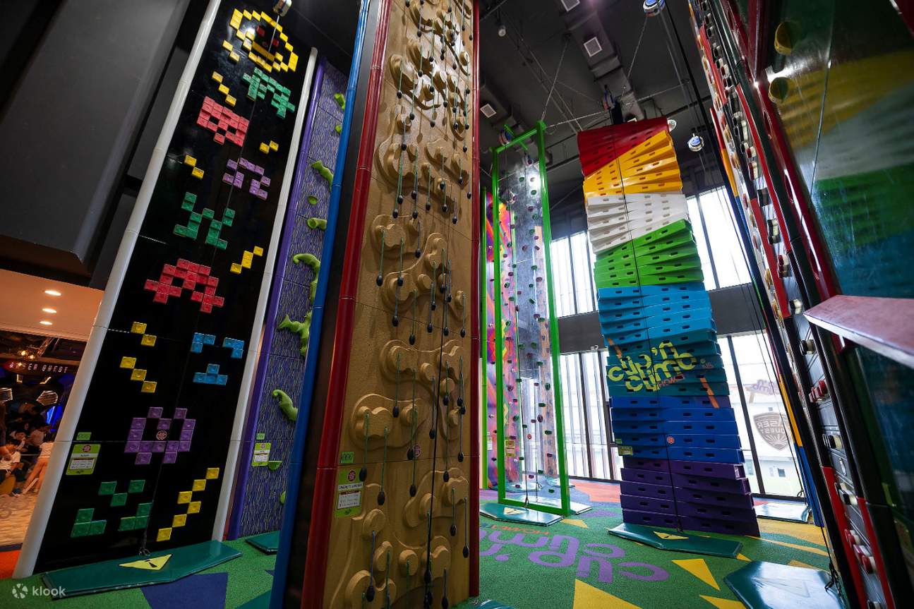 不同色彩的攀岩挑戰