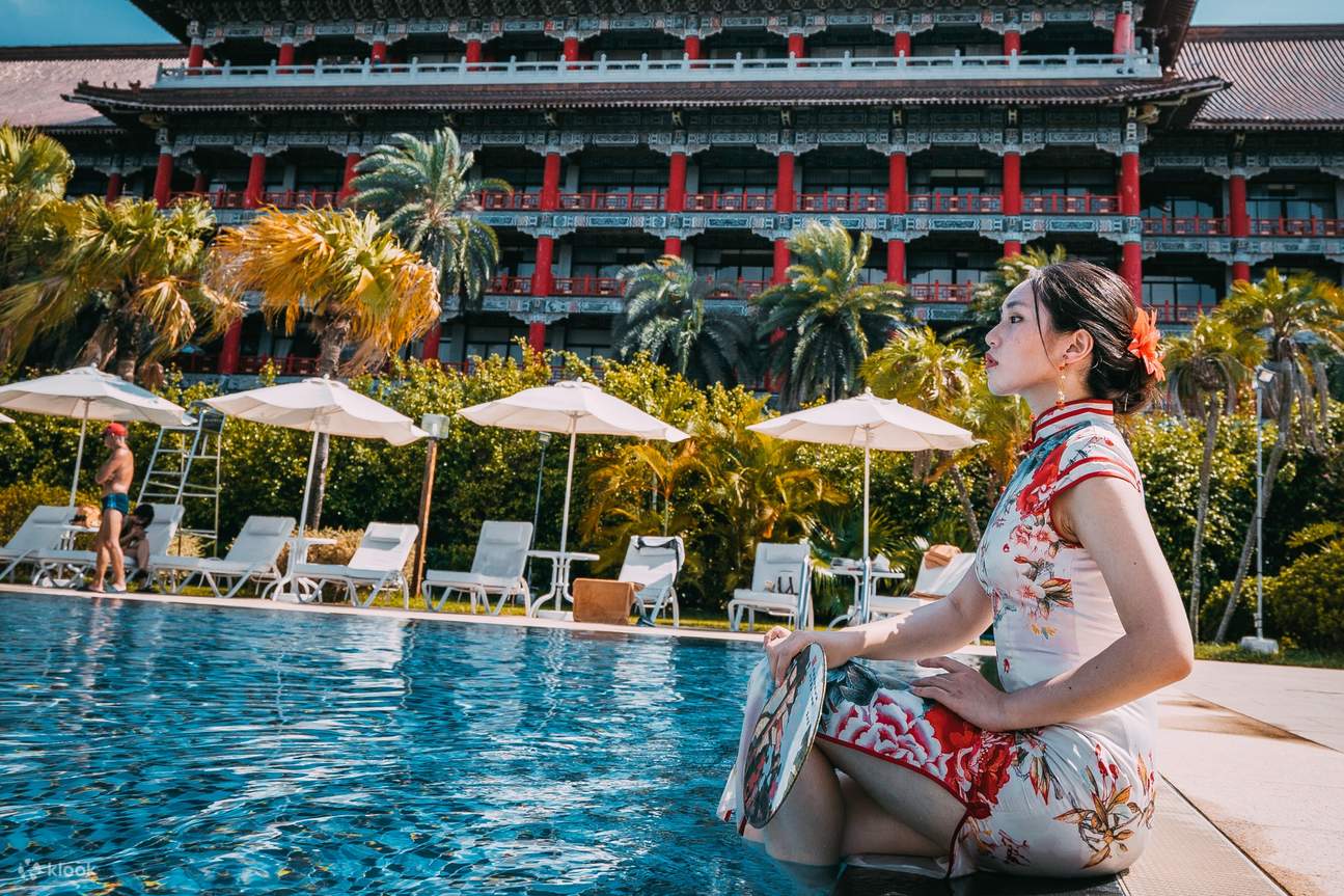 ภาพถ่ายชุดกี่เพ้าที่โรงแรมแกรนด์วิวไทเป