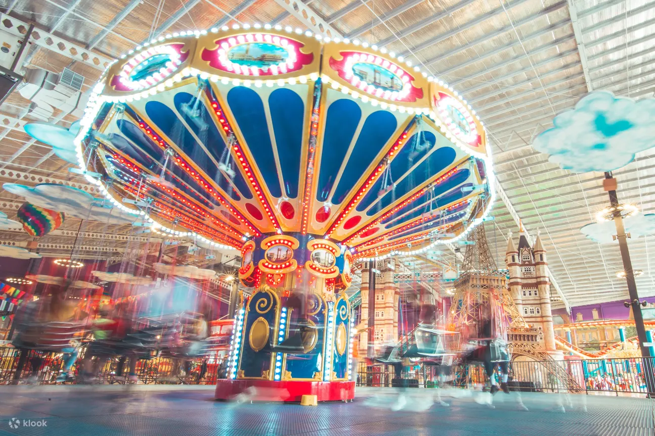 Kidcity contains a variety of equipment suitable for children to play