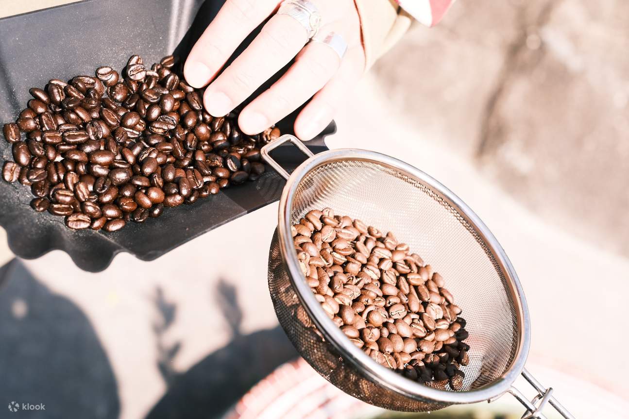 コーヒー焙煎＋藍染め体験