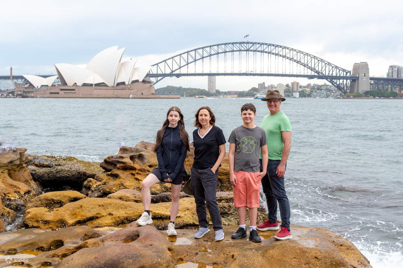 Sydney Harbour panorama family or friends