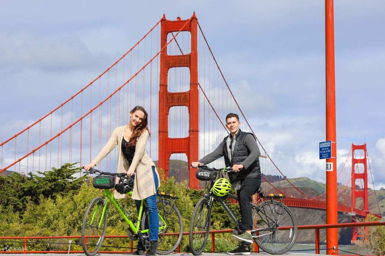 Golden Gate Bridge Bike Rentals And Sausalito Ferry by Unlimited Biking