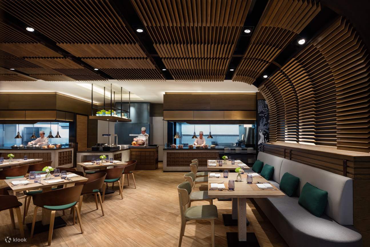 【酒店自助餐优惠2026】香港海洋公园万豪酒店自助餐|海湾餐厅 Marina Kitchen|自助午餐、自助晚餐 - Klook