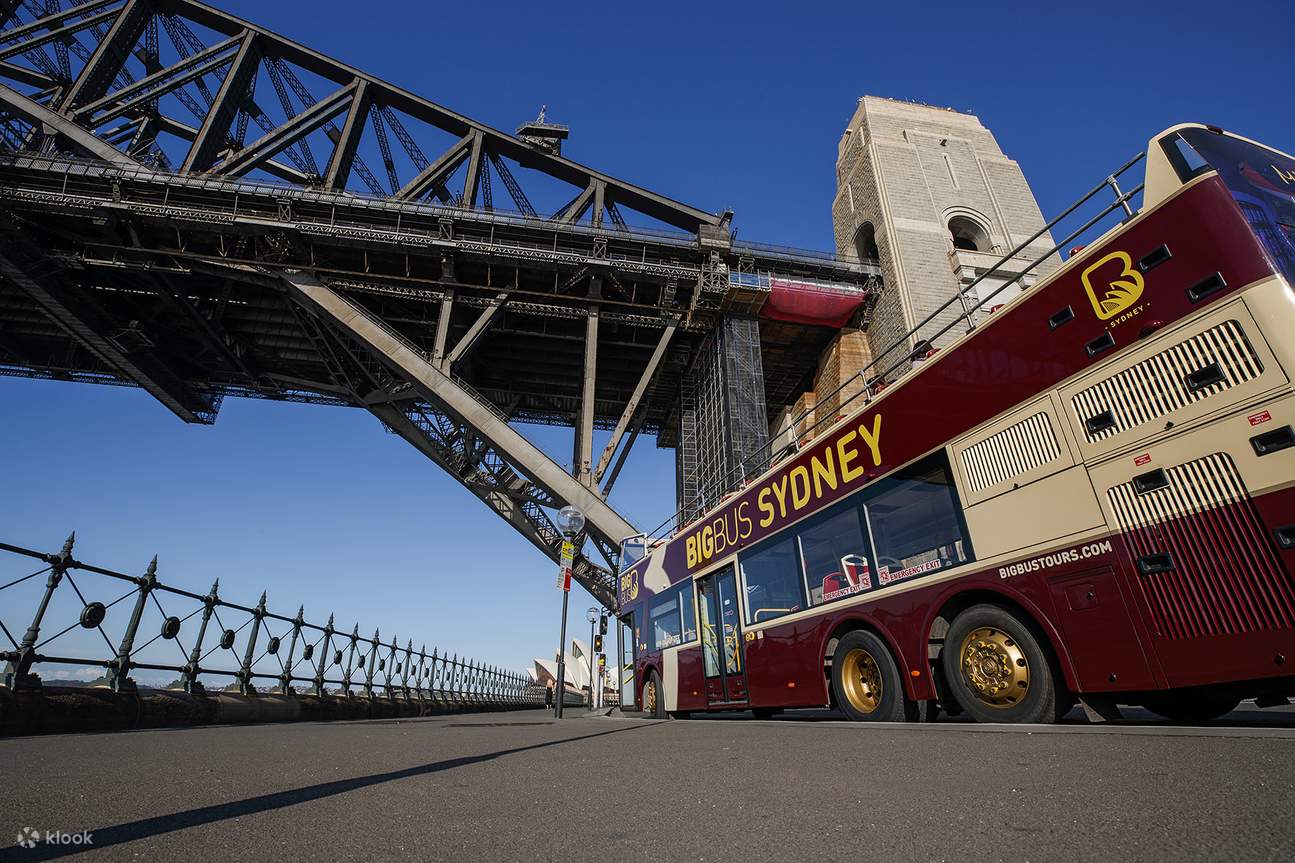 Tour in autobus Hop-On Hop-Off di Sydney - sotto l'Harbour Bridge