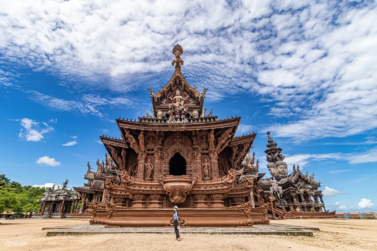 the wide view of sanctuary of truth exterior