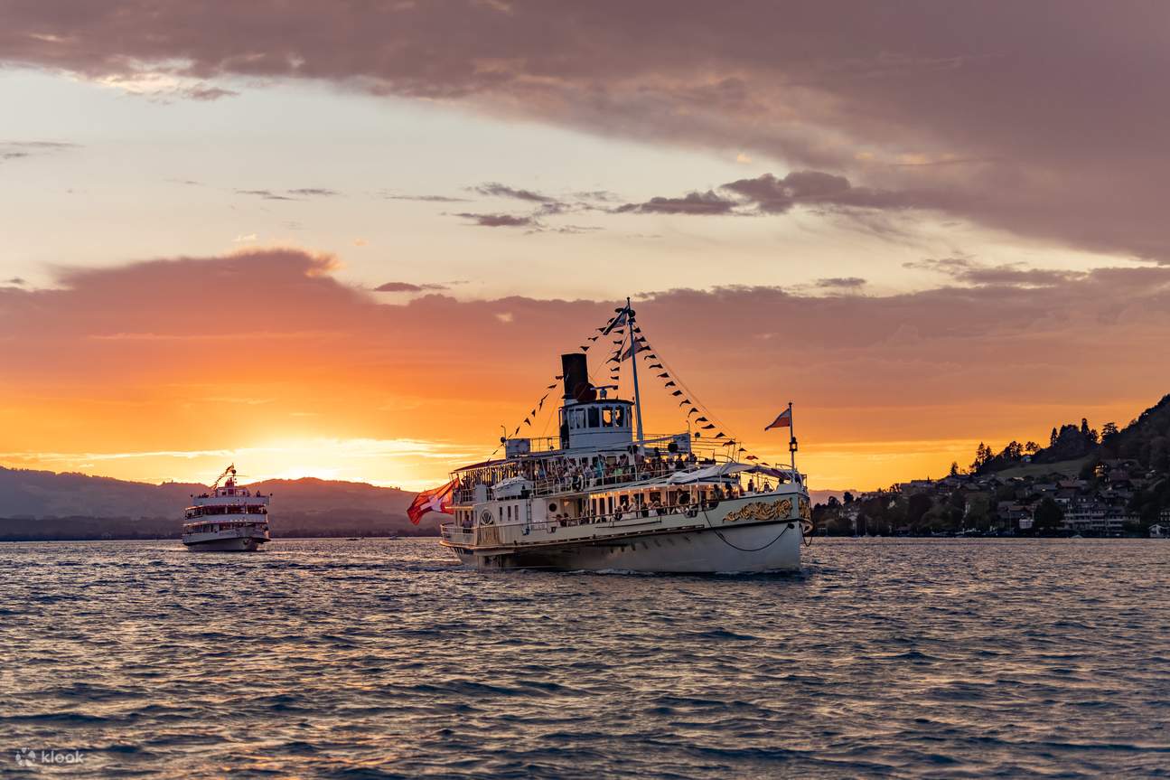 Crociera in battello a Interlaken Biglietto giornaliero illimitato 