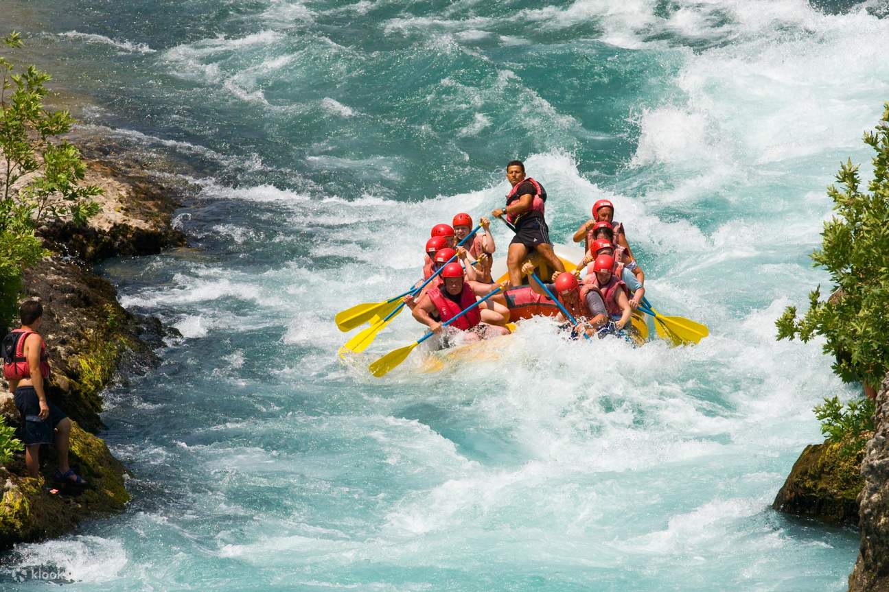 esperienza di rafting ad Alanya