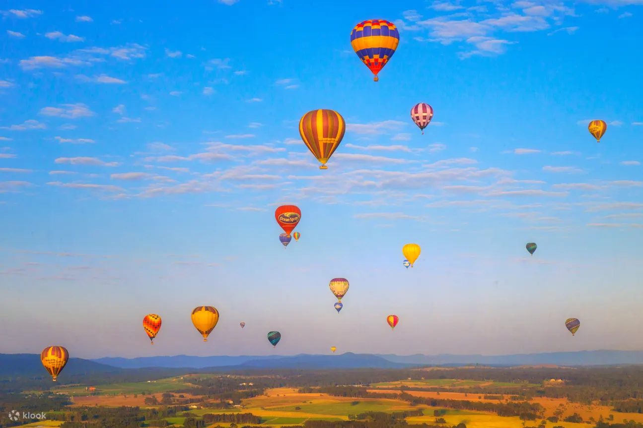 hot air balloon hunter valley
