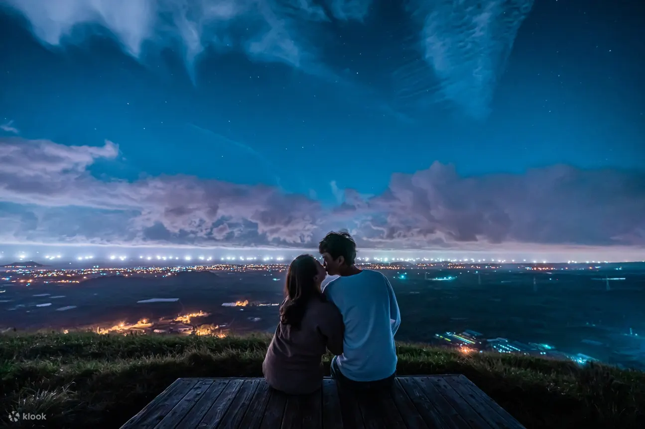 济州山夜景快照