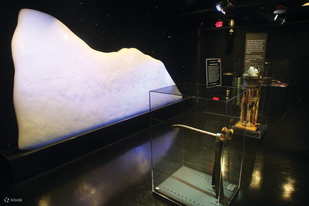 Un iceberg en una exhibición