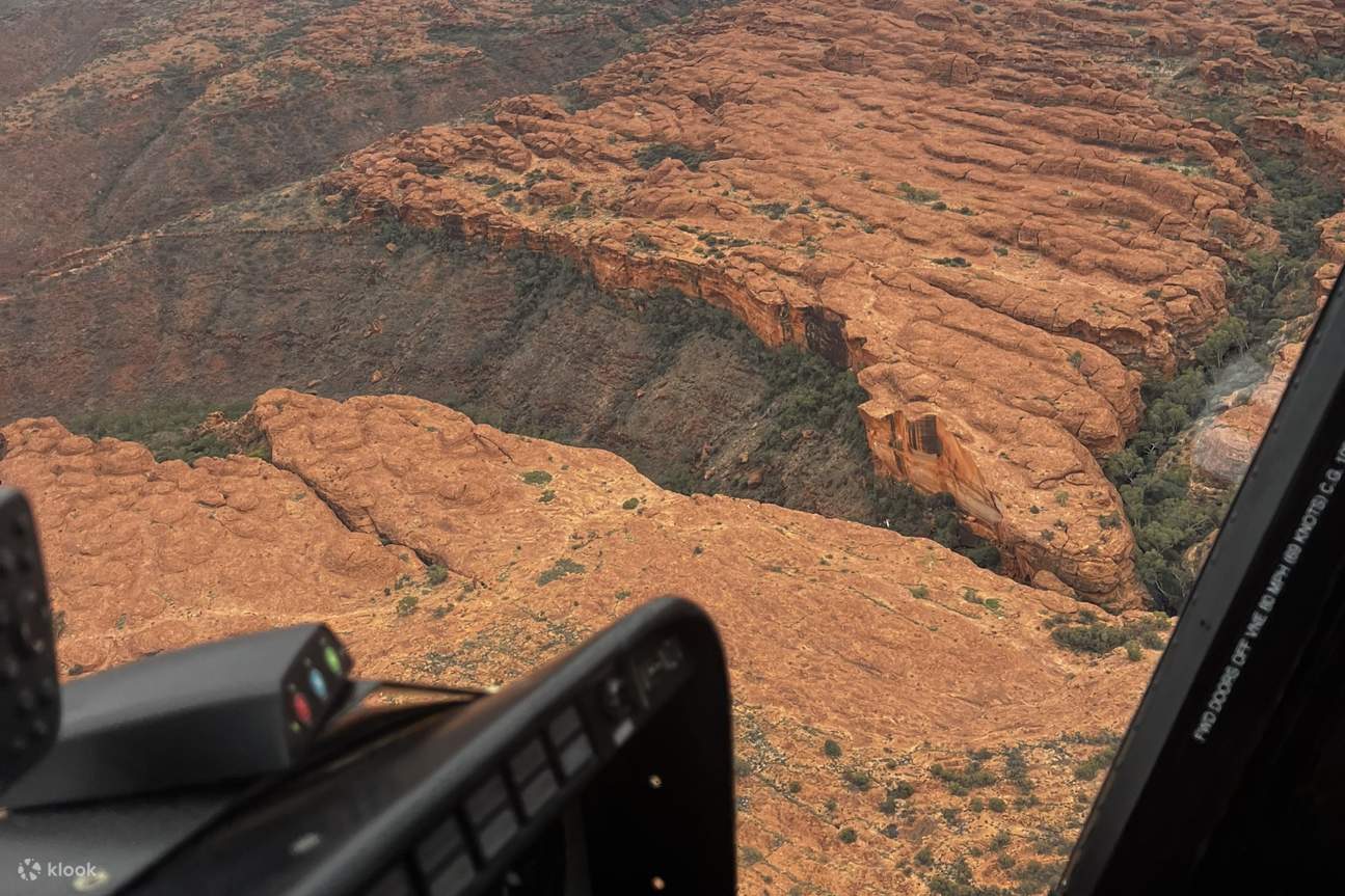 recorrido en helicóptero por el cañón