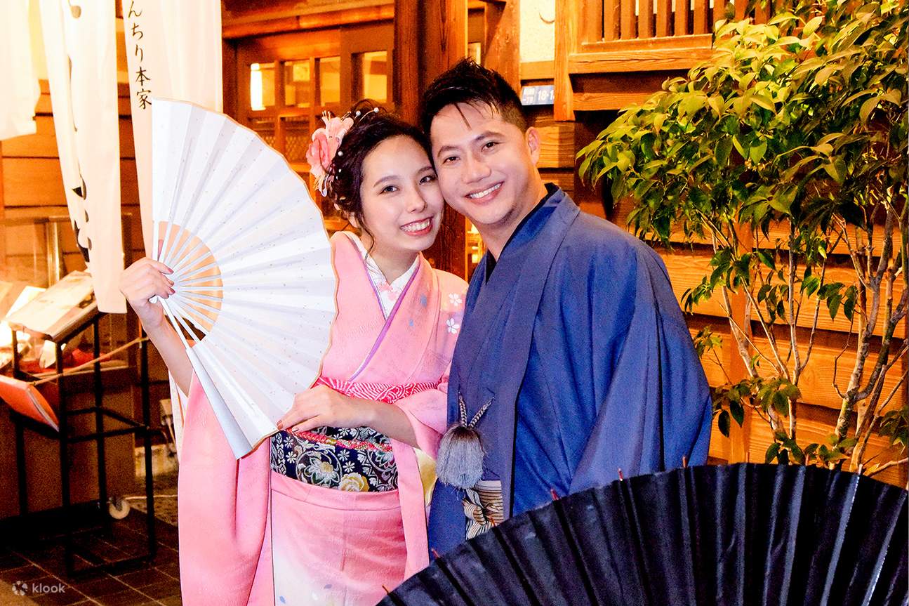 Фотосессия в кимоно в Studio Noles (Осака)