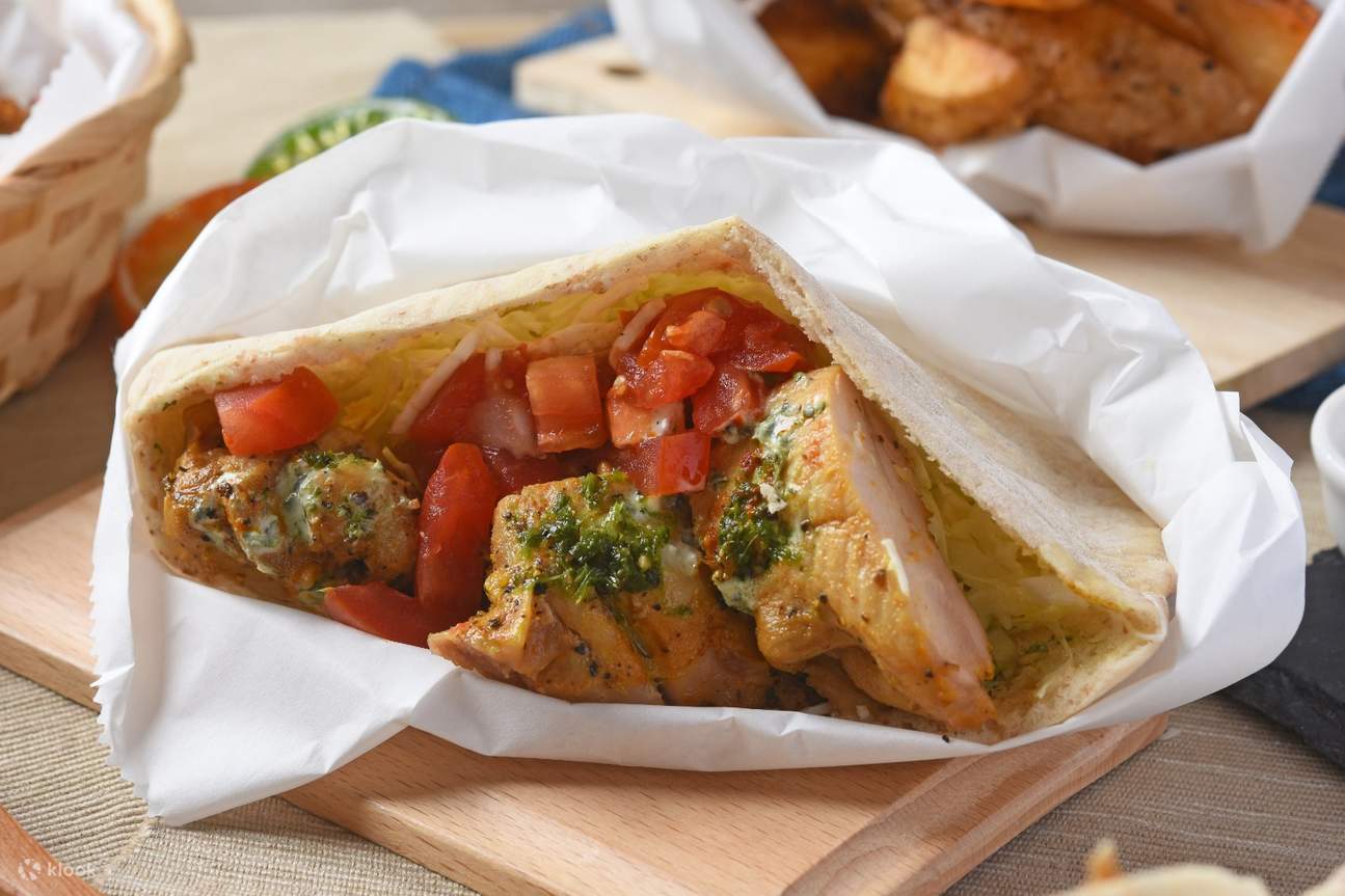 希臘烤雞（口袋餅）