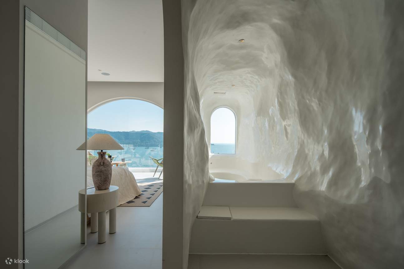 Chambre Double avec Balcon et Piscine à Bulles, Bâtiment K, Vue sur Mer, K303