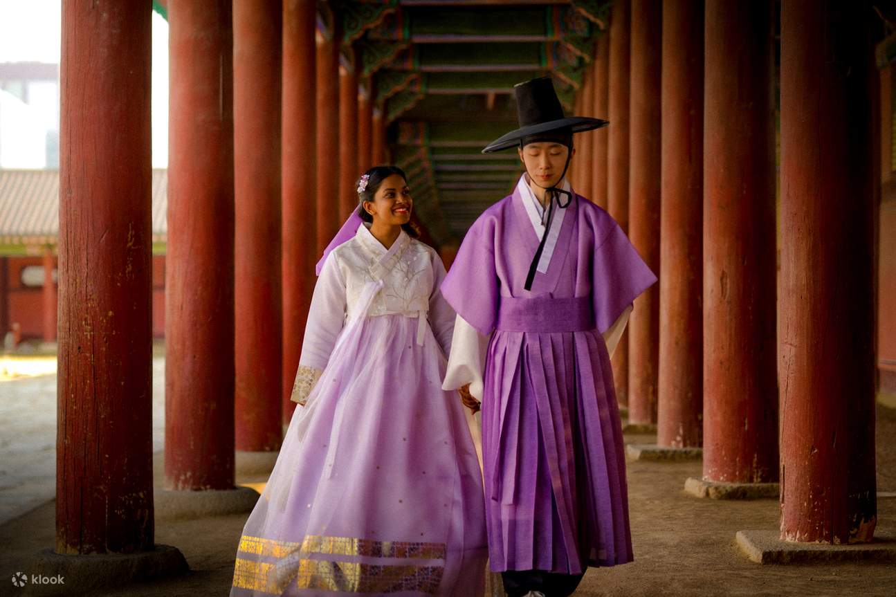 Sesión de fotos de boda y pareja en Gyeongbokgung