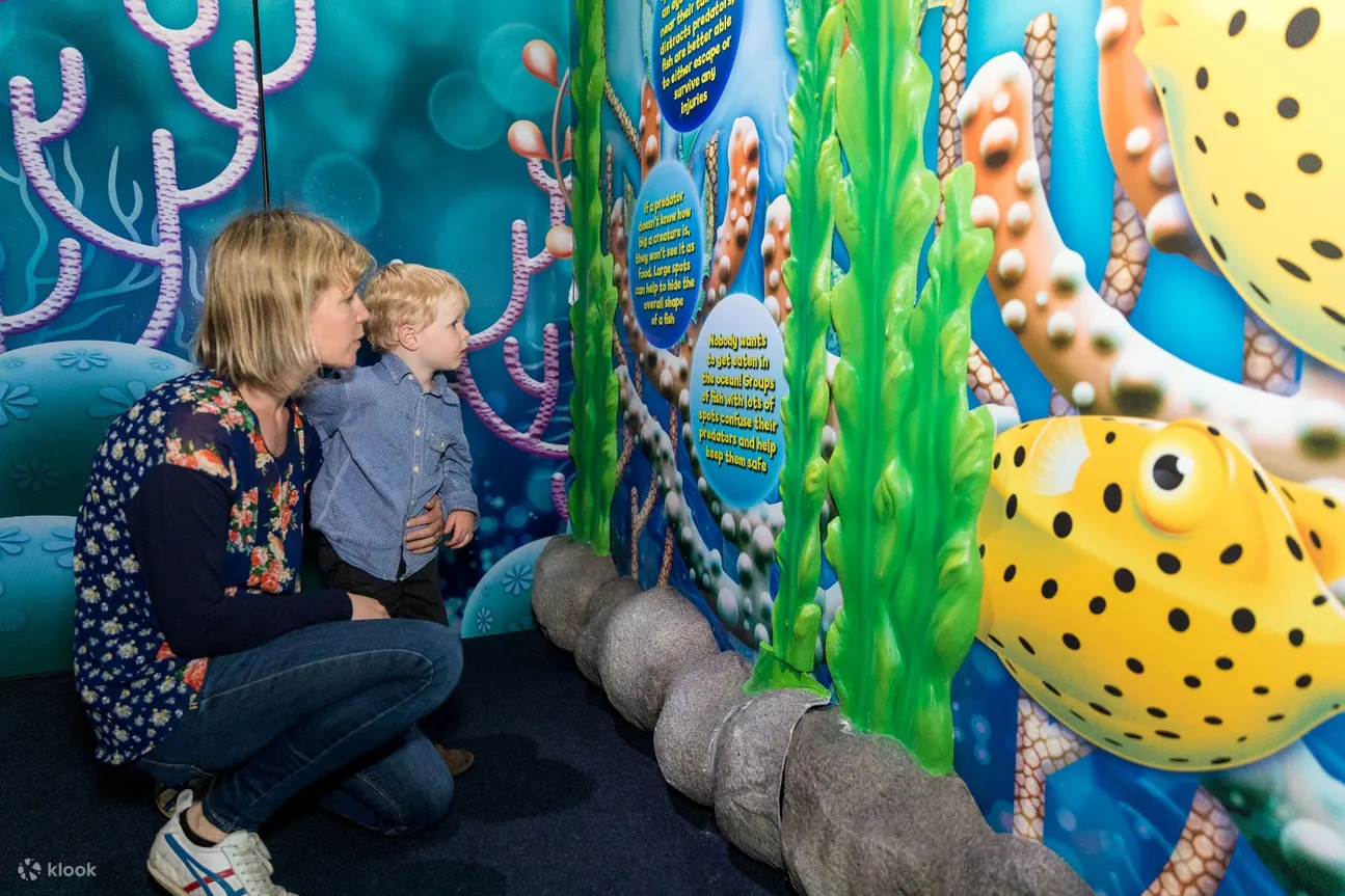 水族馆里的孩子们