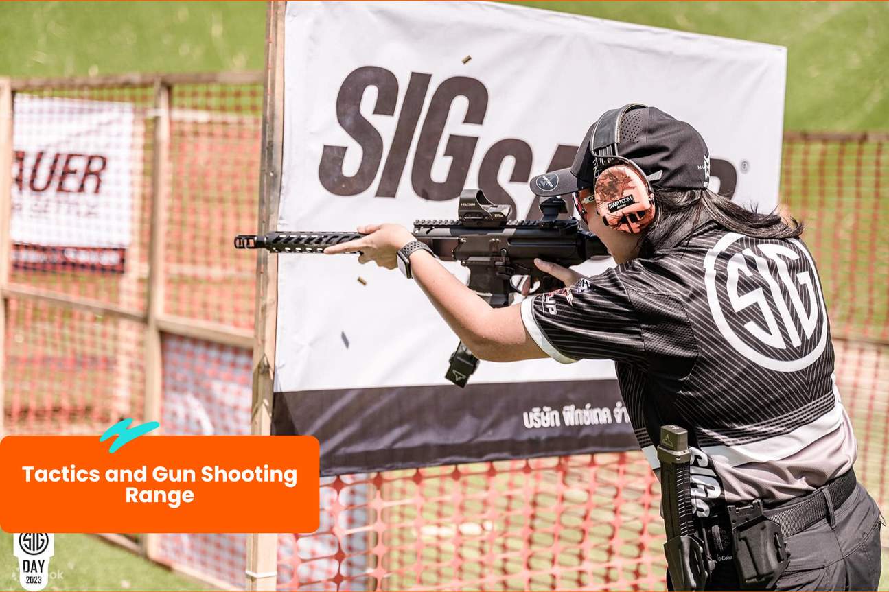 Tattiche ed esperienza di tiro con la pistola a Pattaya in Tailandia