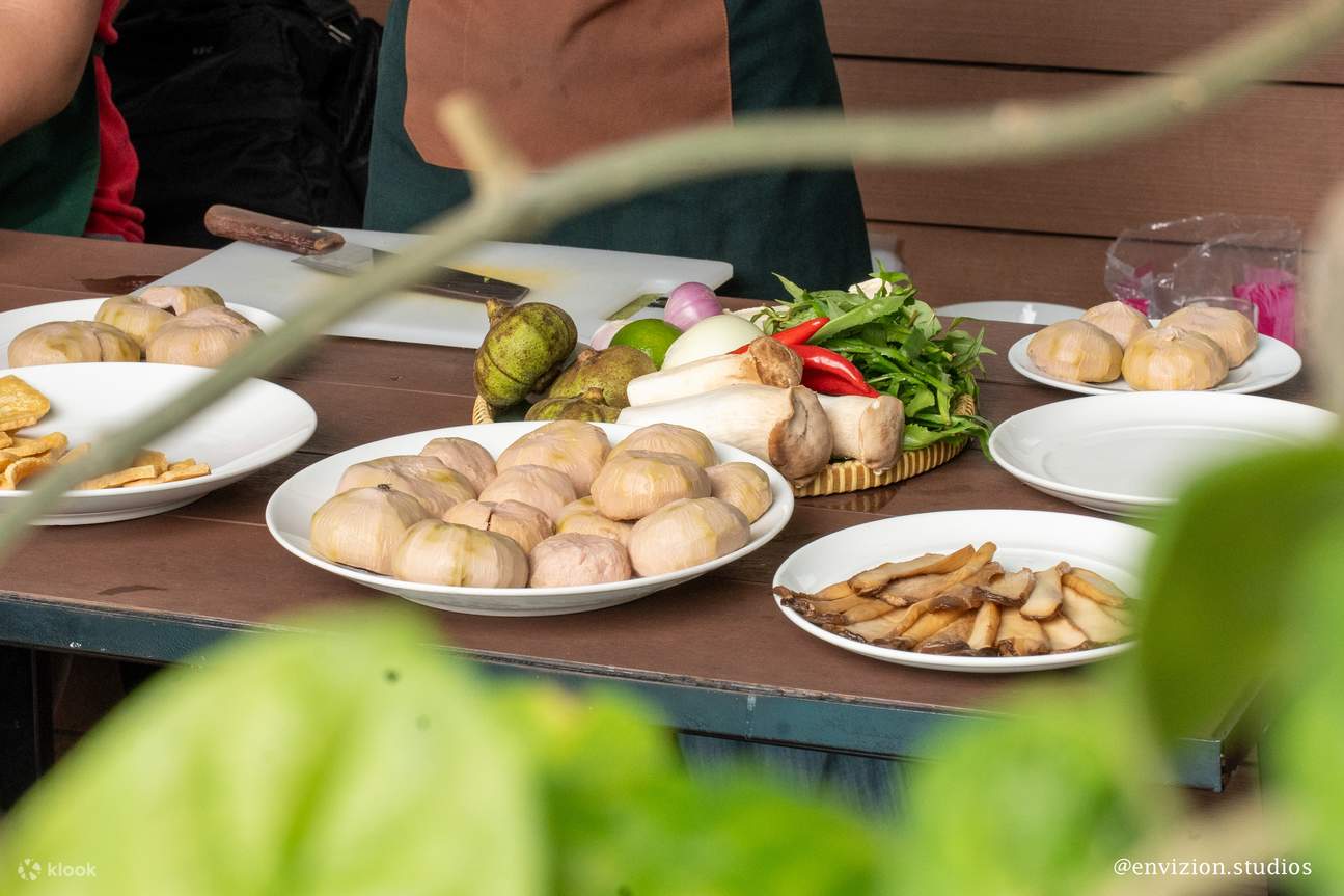 Expérience culinaire végétarienne au jardin d'An Nhien