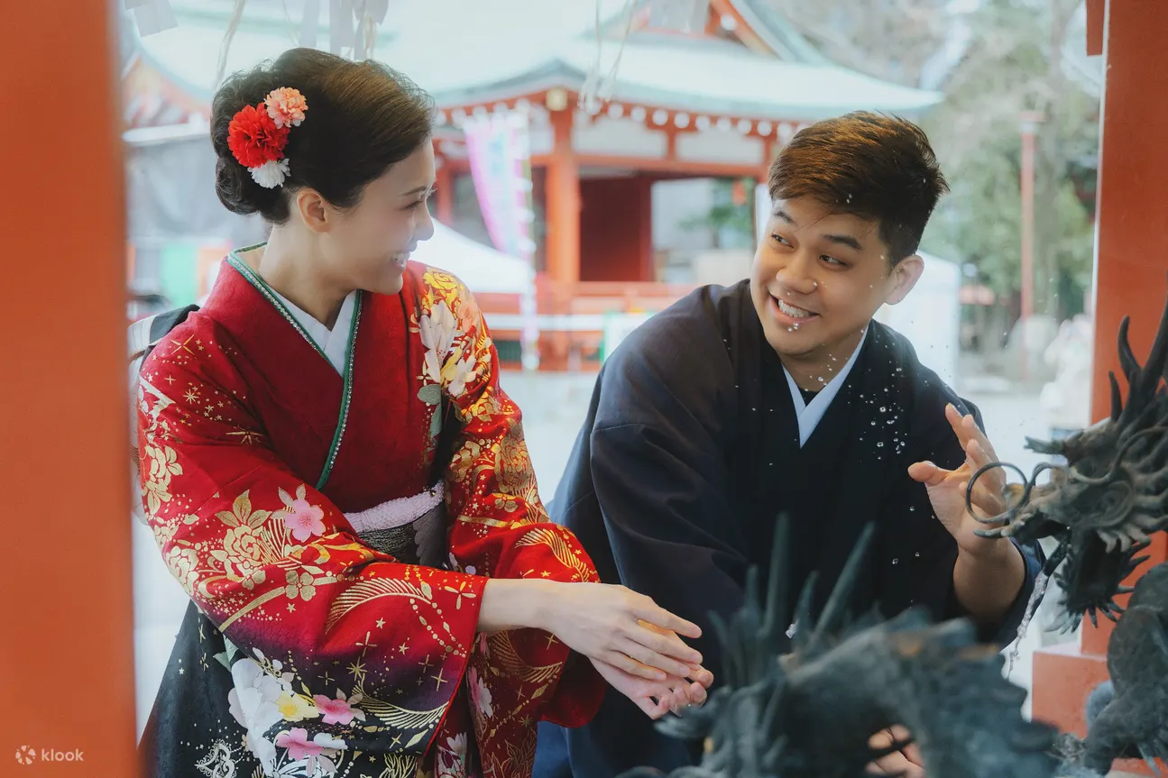 东京浅草和服纪念照拍摄（由HANAYAKA提供）