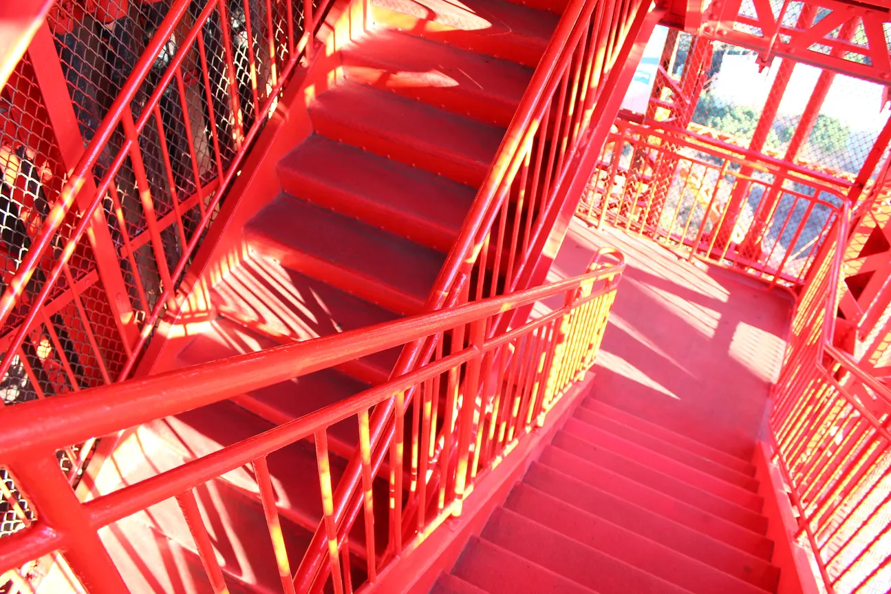 Tokyo Tower Photos - Open-air Outdoor Stairs Walk