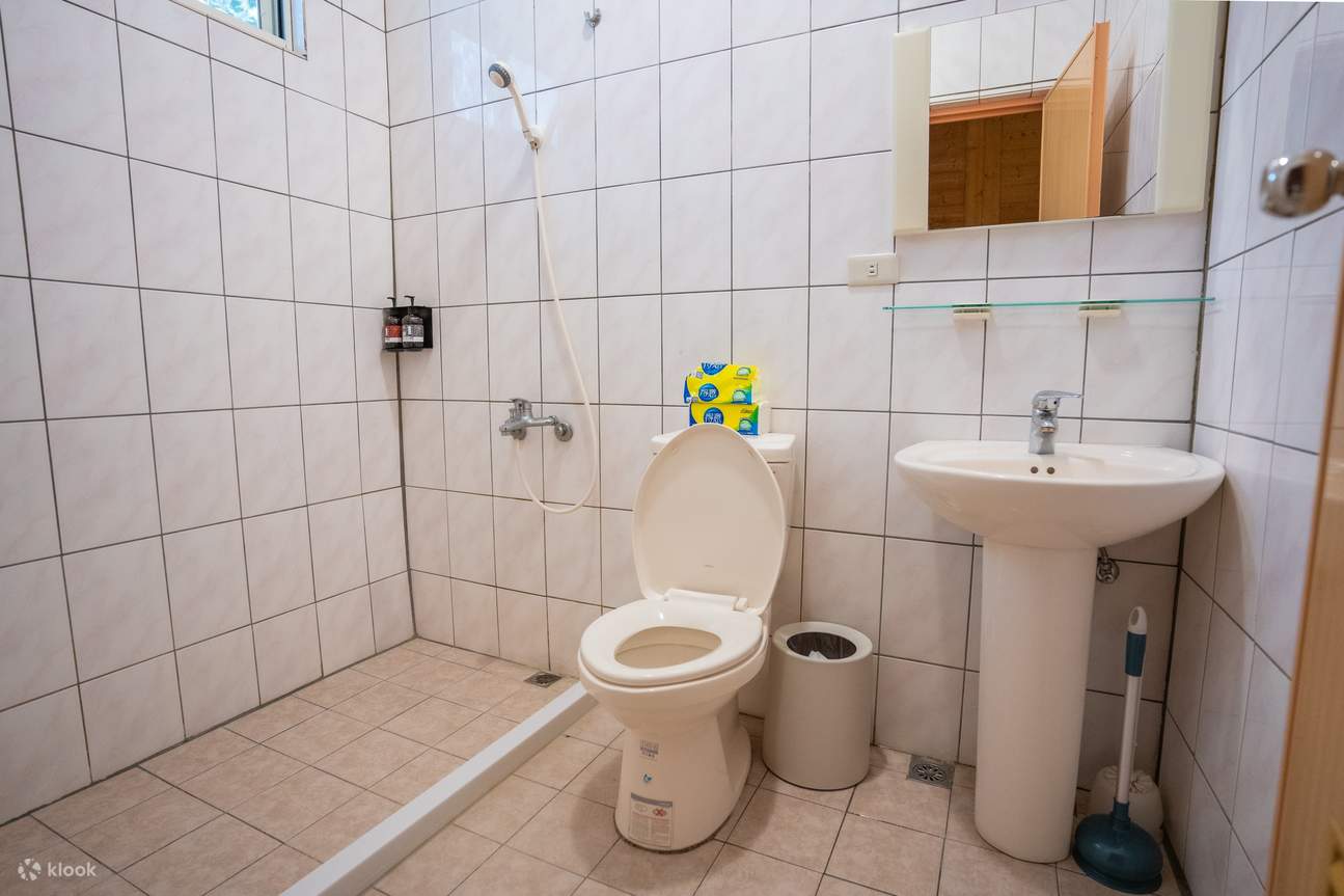 Bel bagno in baita invernale