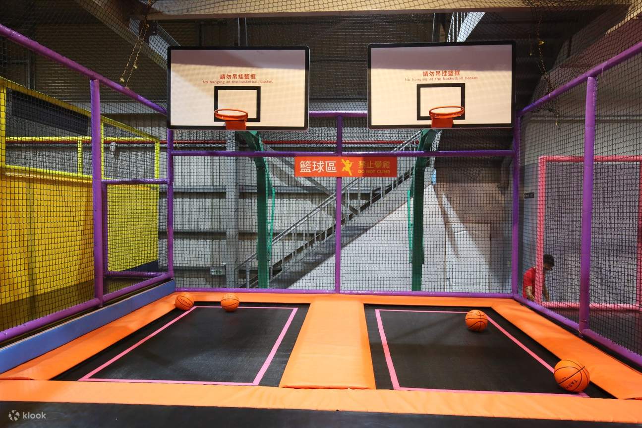 Area Basket Lompat Tainan Air Gene Pusat Kebugaran & Rekreasi Udara