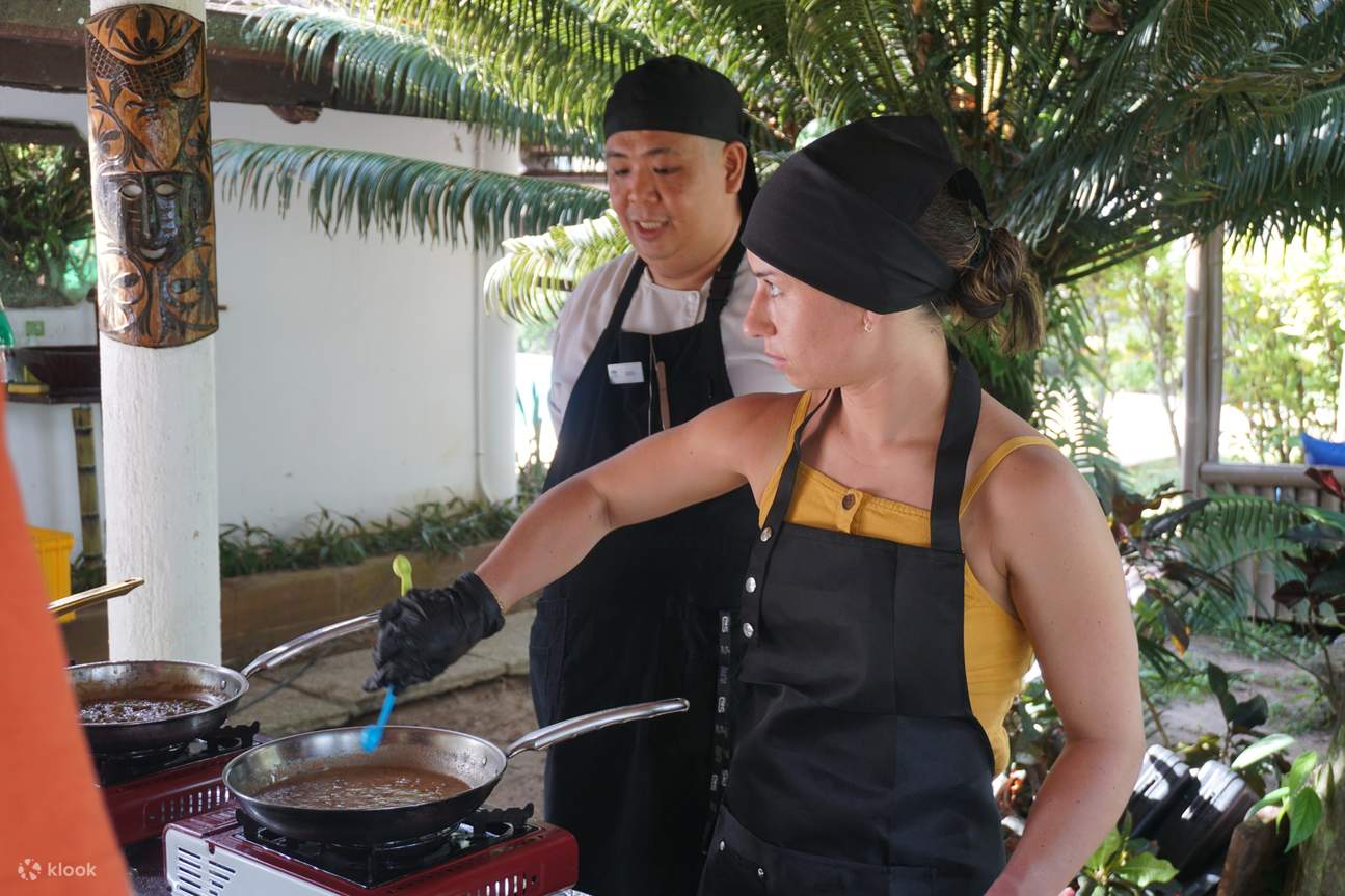 Lớp học nấu ăn tại Daluyon Beach and Mountain Resort ở Palawan