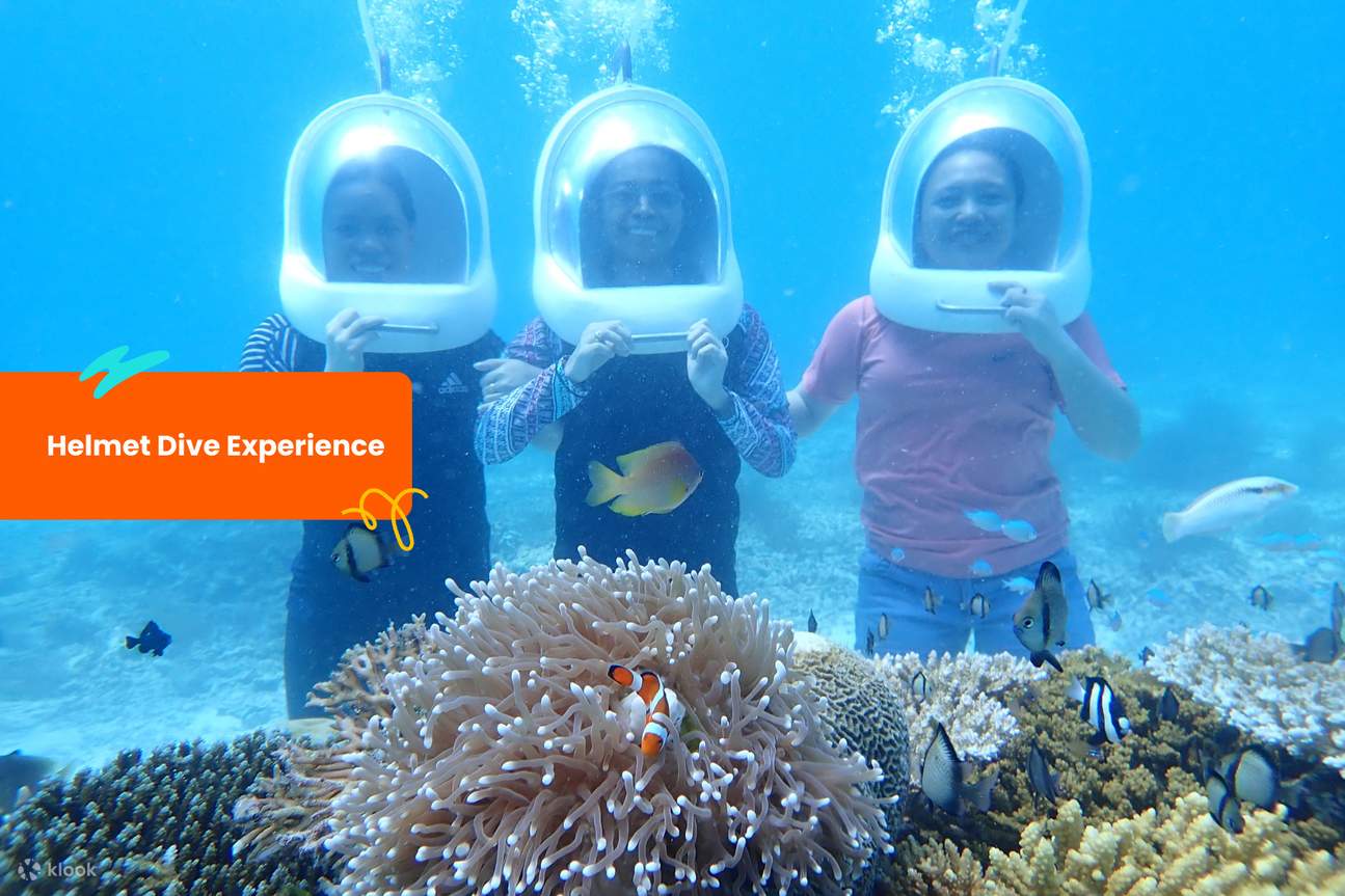 หมวกกันน็อคดำน้ำในโบราเคย์