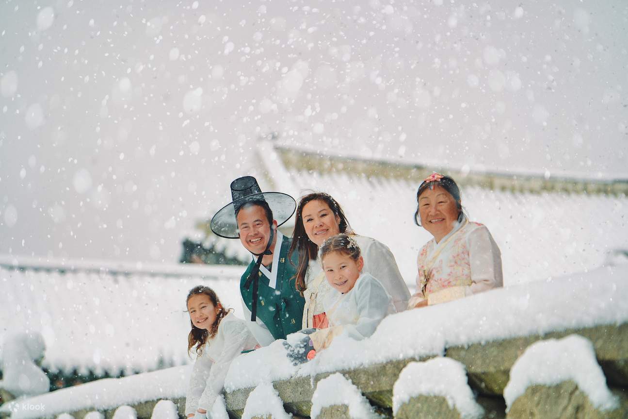 Sesión de fotos con Hanbok en Gyeongbokgung por HAB KOREA